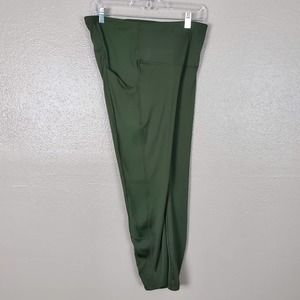 All in Motion Army Green High Rise 7/8 Flex Leggings L